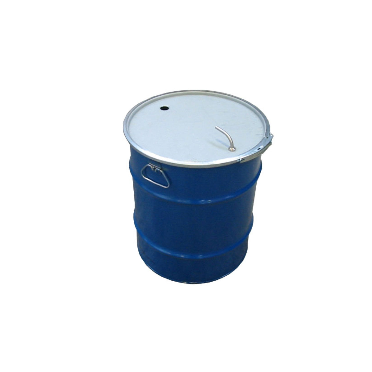 Fusto cilindrico 130l smaltato colore blu